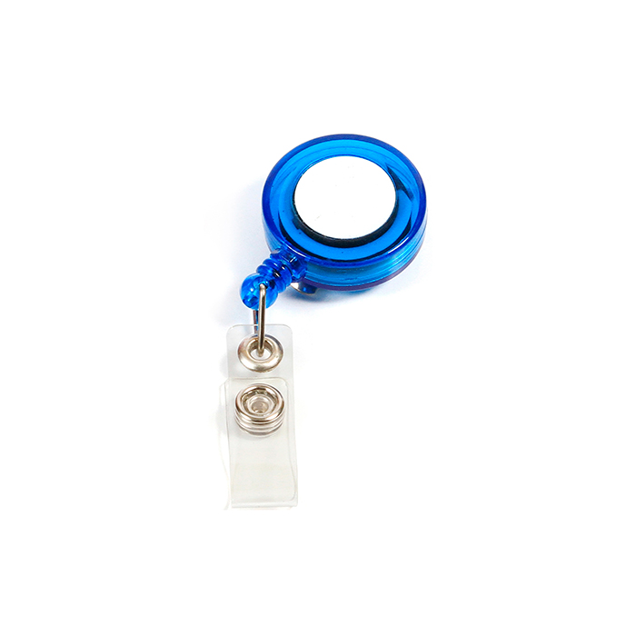 Porta gafete translúcido. - Artículos Promocionales MAS RECIO