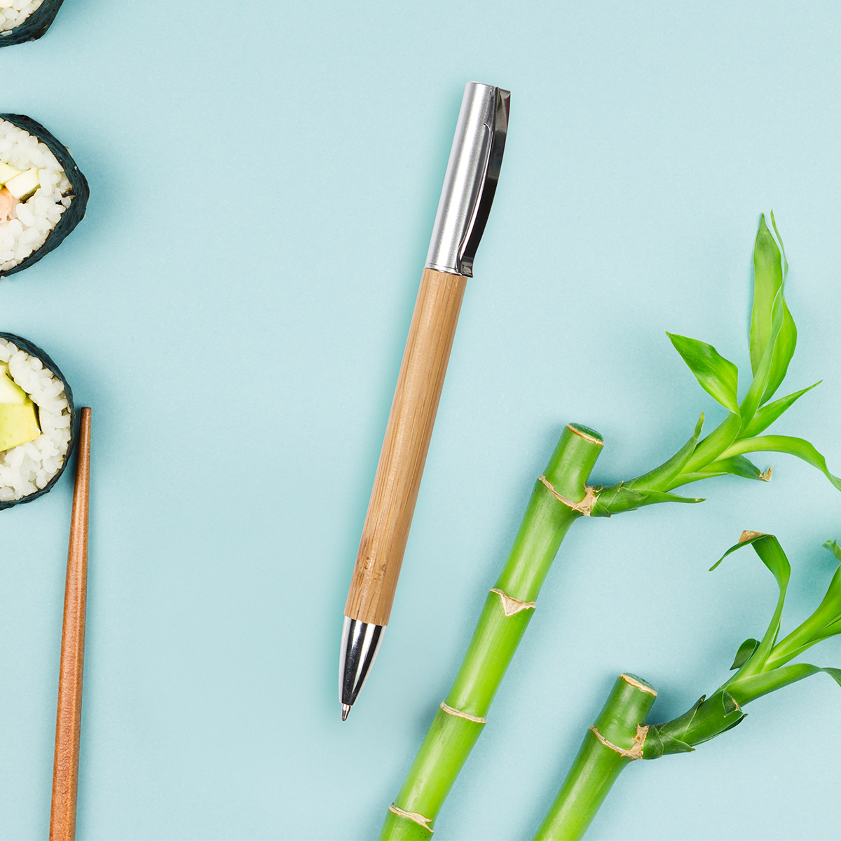 Bolígrafo de bambú Lorca. - Vista 4