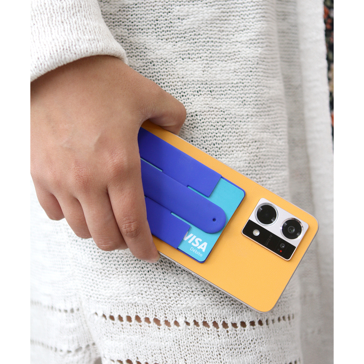 Porta tarjetas y soporte para celular. - Vista 5