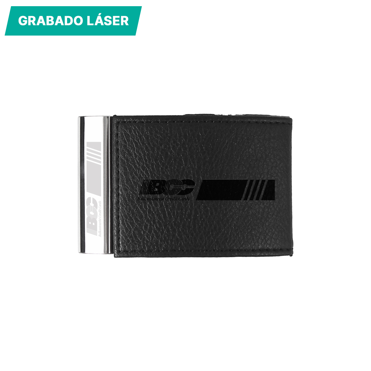 Porta tarjetas curvo. - Vista 2