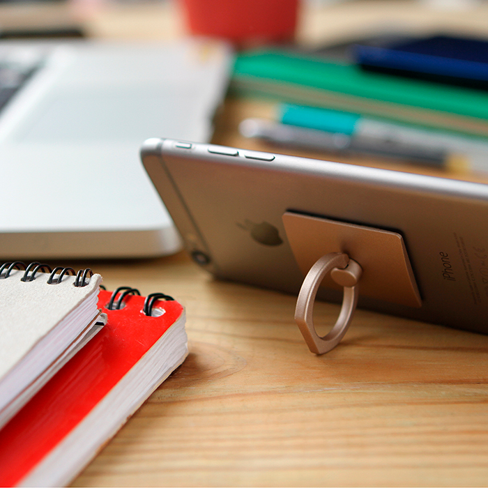 Anillo metálico porta celular. - Vista 4