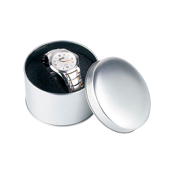Estuche metálico redondo. - Artículos Promocionales MAS RECIO