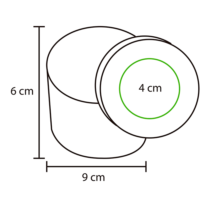 Estuche metálico redondo. - Vista 3