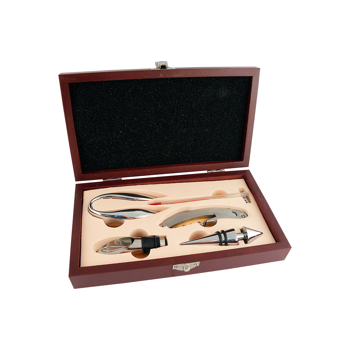 Set para vino Merlot. - Artículos Promocionales MAS RECIO