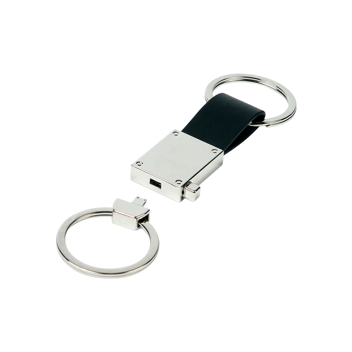 Llavero en aleación de zinc Detroit. - Artículos Promocionales MAS RECIO