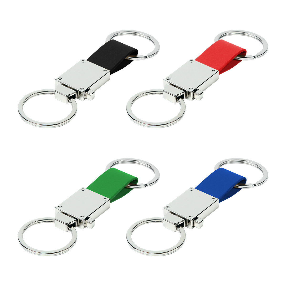 Llavero en aleación de zinc Detroit. - Vista 4