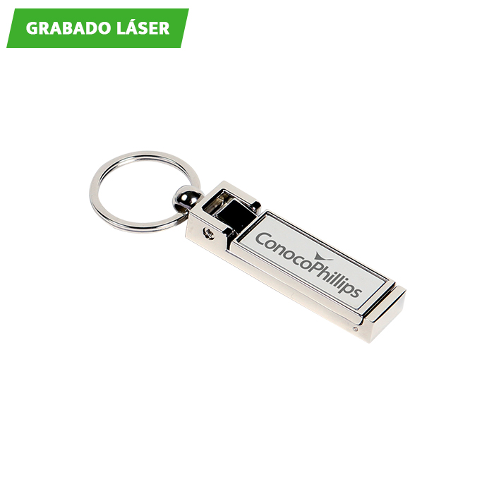 Llavero metálico Cahir. - Vista 3