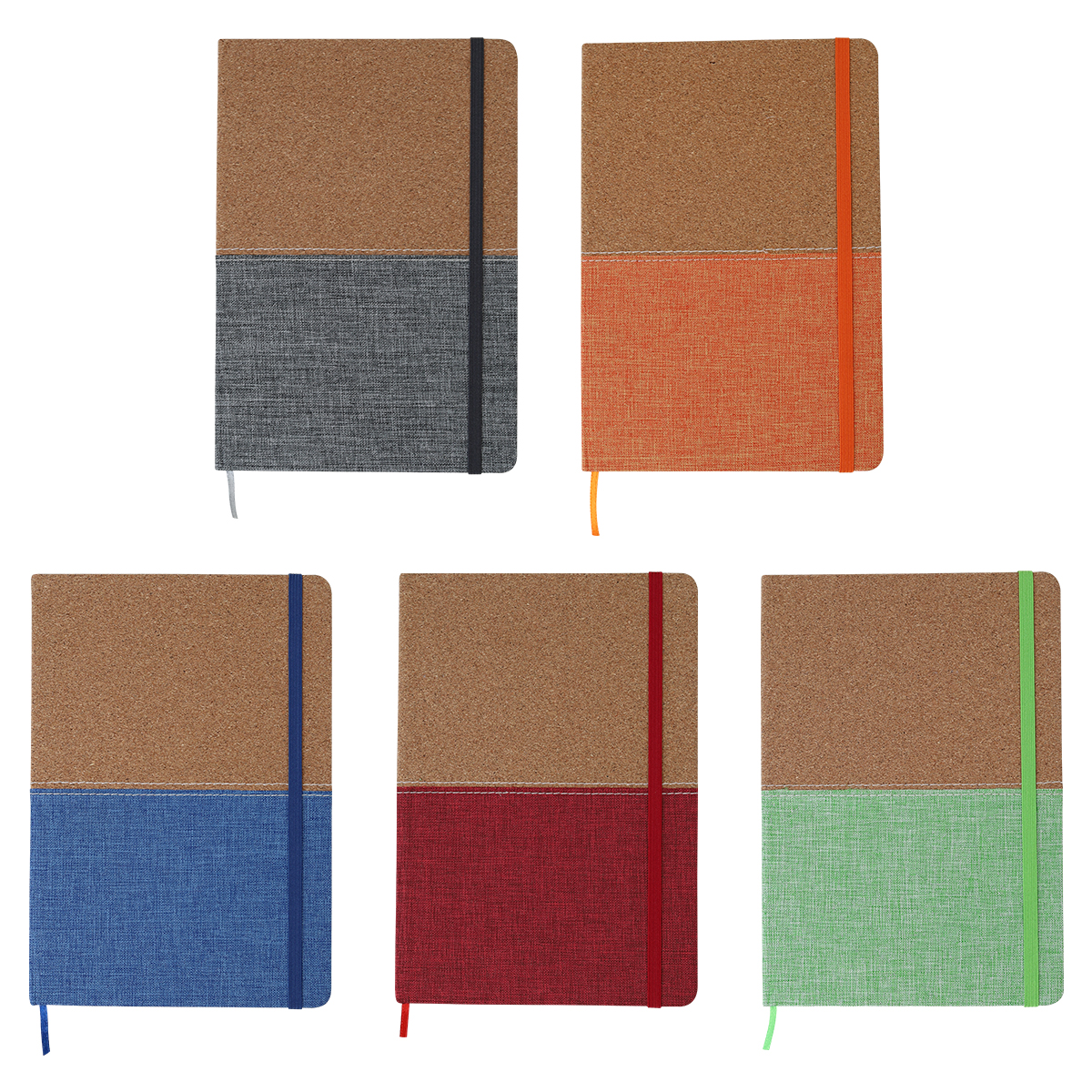 Libreta corcho bi tono. - Vista 6