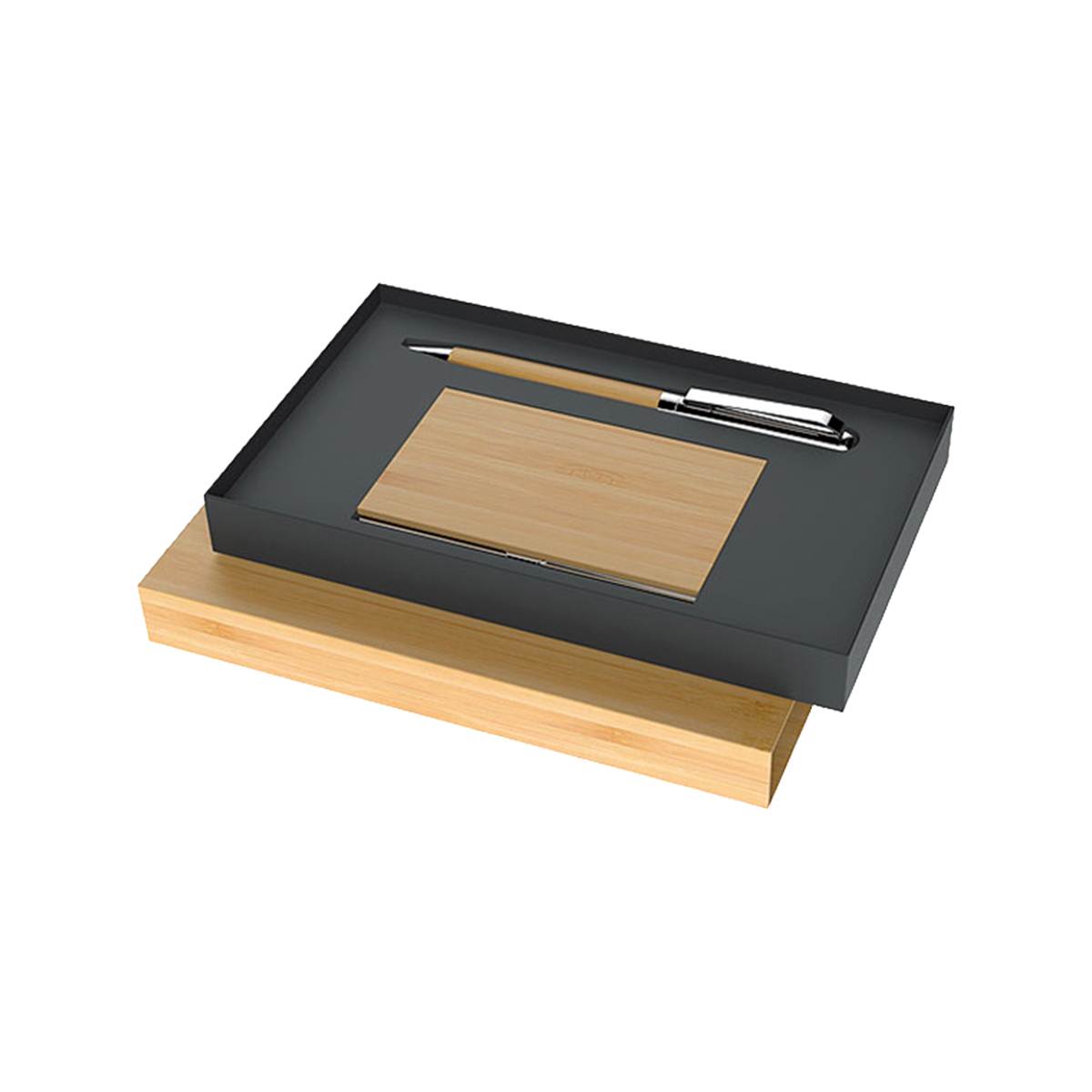 Set de pluma y tarjetero Daraya. - Vista 2