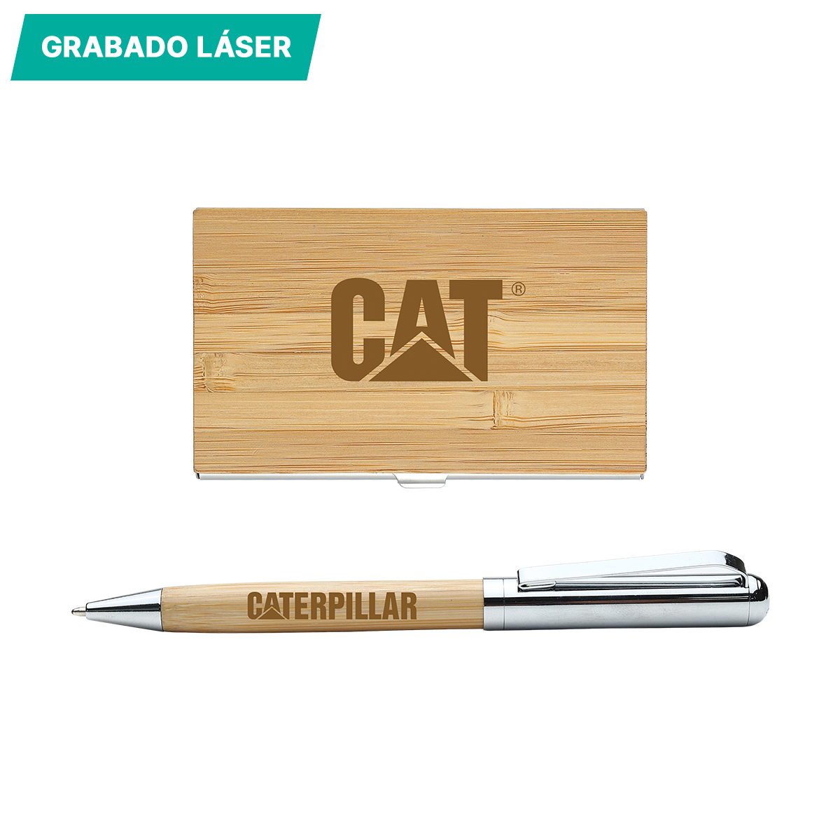 Set de pluma y tarjetero Daraya. - Vista 3