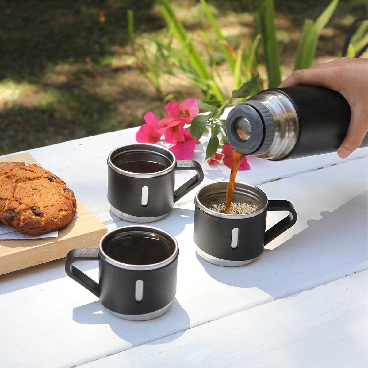 Set de termo y tazas Camini. - Vista 4