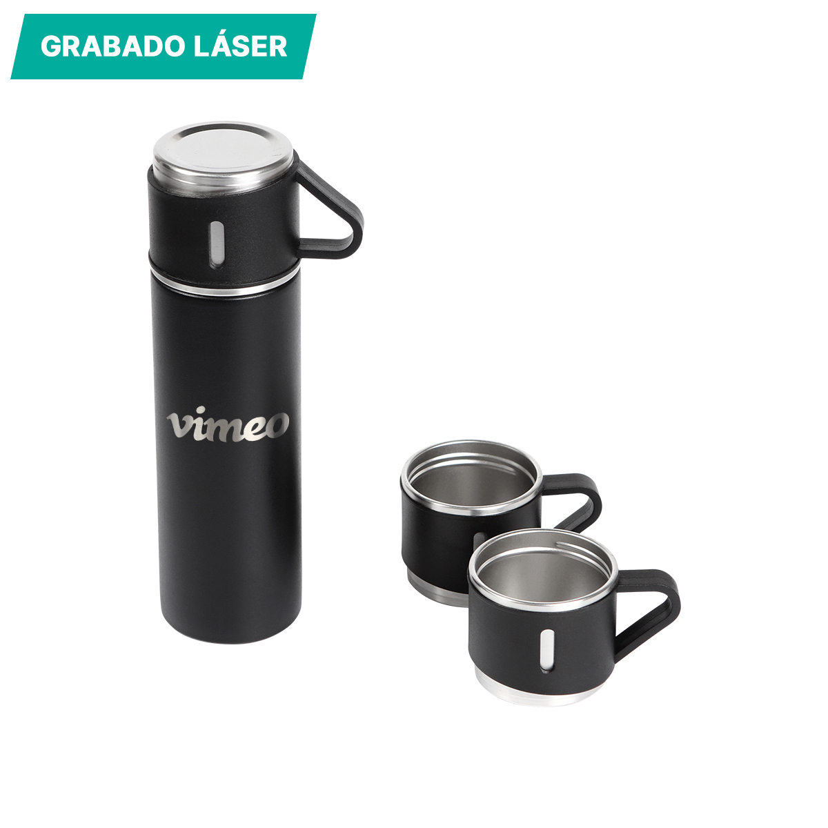 Set de termo y tazas Camini. - Vista 3